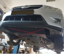 Stahl Unterfahrschutz für Getriebe Schaltgetriebe Subaru Legacy (2003-2009)
