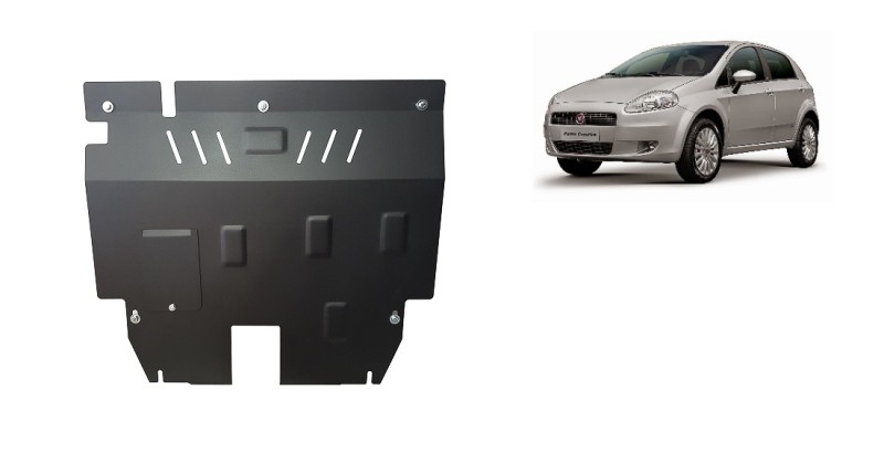 Stahl Unterfahrschutz für Motor Fiat Punto (2005-2018)