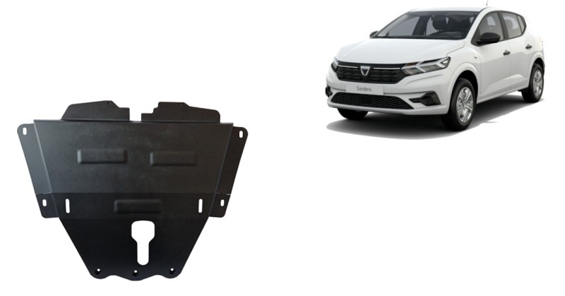 Stahl Unterfahrschutz für Motor Dacia Sandero 3 (2021-2026)