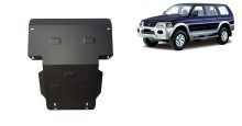Stahl Unterfahrschutz für Motor, Kühler Mitsubishi Pajero Sport 1 (1998-2007)