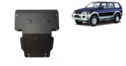 Stahl Unterfahrschutz für Motor, Kühler Mitsubishi Pajero Sport 1 (1998-2007)