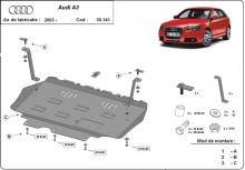 Stahl Unterfahrschutz für Motor Audi A3 (2003-2012)