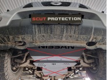 Aluminium Unterfahrschutz für Motor Nissan Navara (2005-2015)