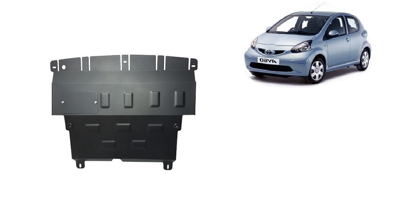 Stahl Unterfahrschutz für Motor Toyota Aygo AB10 (2005-2014)