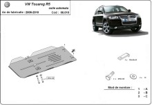 Stahl Unterfahrschutz für Getriebe Volkswagen Touareg 7L - Automatikgetriebe (2003-2010)