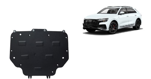 Stahl Unterfahrschutz für Getriebe Audi Q8 (2018-2020)