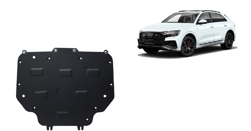 Stahl Unterfahrschutz für Getriebe Audi Q8 (2018-2020)