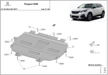 Stahl Unterfahrschutz für Motor Peugeot 5008 (2017-2026)