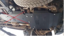 Stahl Unterfahrschutz für Motor Suzuki Grand Vitara (1999-2005)