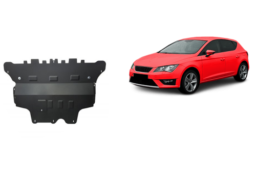 Stahl Unterfahrschutz für Motor Seat Leon - Automatikgetriebe (2012-2020)