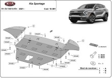 Stahl Unterfahrschutz für Motor Kia Sportage (2021-2026)