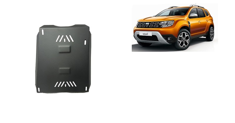 Stahl Unterfahrschutz für Kraftstofftank Dacia Duster (2018-2024)