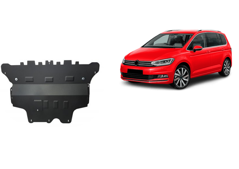 Stahl Unterfahrschutz für Motor VW Touran - Automatikgetriebe (2015-2026)