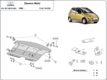 Stahl Unterfahrschutz für Motor Daewoo Matiz (1998-2004)