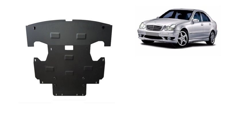 Stahl Unterfahrschutz für Motor Mercedes C-Class (2000-2007)