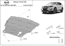 Aluminium Unterfahrschutz für Motor Nissan X-Trail (2014-2021)