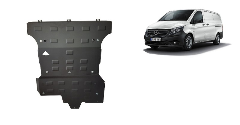 Stahl Unterfahrschutz für Motor Mercedes Vito W447, 2.2 D, 4x4 (2014-2020)