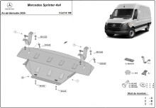 Stahl Unterfahrschutz für Motor Mercedes Sprinter 907 4x4 (2024-2026)