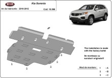 Stahl Unterfahrschutz für Motor Kia Sorento (2010-2012)