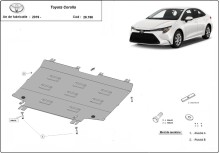 Stahl Unterfahrschutz für Motor Toyota Corolla (2019-2026)