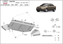 Stahl Unterfahrschutz für Motor Audi A4 B6 (2000-2005)