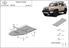 Aluminium Unterfahrschutz für Getriebe Toyota Fj Cruiser (2006-2018)