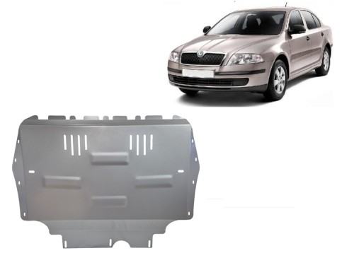 Aluminium Unterfahrschutz für Motor Skoda Octavia (2004-2012)