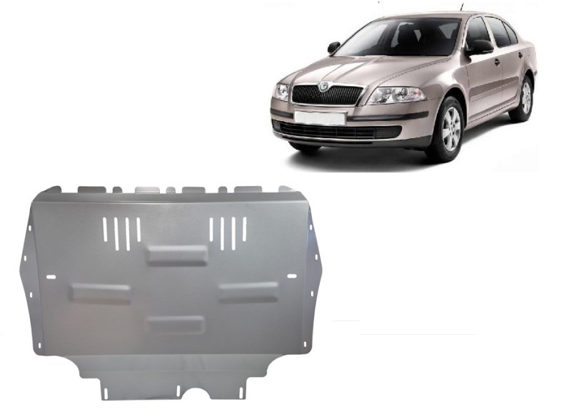 Aluminium Unterfahrschutz für Motor Skoda Octavia (2004-2012)