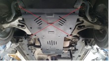Stahl Unterfahrschutz für Getriebe Audi Q7 (2006-2015)