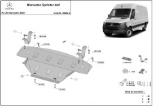 Aluminium Unterfahrschutz für Motor Mercedes Sprinter (2024-2026)