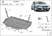 Stalowa Osłona pod silnik Vw golf mk5 (2004-2010) EAN