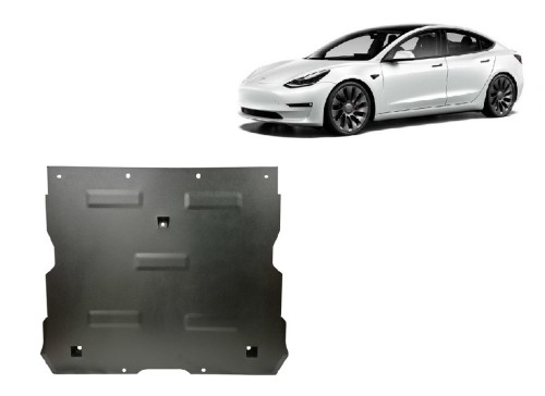 Stahl Unterfahrschutz für Frontmotor Elektromotor Tesla Y AWD (2020-2023)