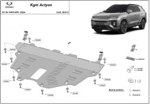 Stahl Unterfahrschutz für Motor KGM Actyon (2024-2026)