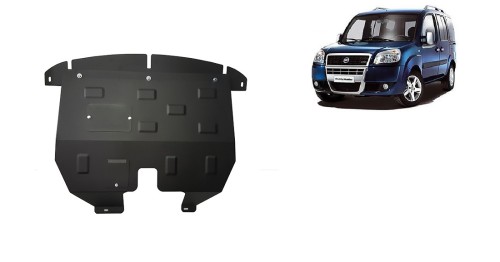 Stahl Unterfahrschutz für Motor, Getriebe Fiat Doblo (2001-2010)