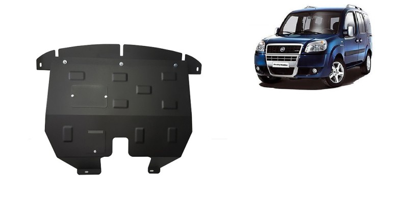 Stahl Unterfahrschutz für Motor, Getriebe Fiat Doblo (2001-2010)