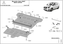 Stahl Unterfahrschutz für Motor Mercedes Viano W447, 2.2 D, 4x4 (2020-2026)