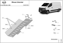 Stahl Unterfahrschutz für AGR-Ventil Start-Stop-System Nissan Interstar (2024-2026)