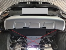 Stahl Unterfahrschutz für Differential Baic Beijing BJ60 (2022-2026)
