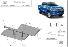Aluminium Unterfahrschutz für Differentialschutz Toyota Hilux Revo (2016-2026)
