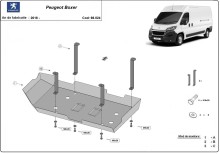 Stahl Unterfahrschutz für AdBluetank Peugeot Boxer (2016-2026)