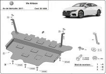 Stalowa Osłona pod silnik VW Arteon - automatyczna skrzynia biegów (2017-2026) EAN