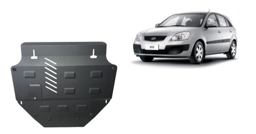 Stahl Unterfahrschutz für Motor Kia Rio 2 (2005-2011)