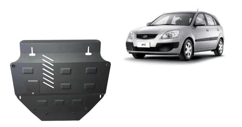 Stahl Unterfahrschutz für Motor Kia Rio 2 (2005-2011)