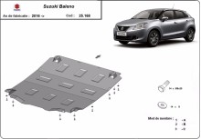Stahl Unterfahrschutz für Motor Suzuki Baleno (2016-2026)