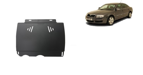 Stahl Unterfahrschutz für Getriebe Skoda Superb - Schaltgetriebe (2001-2008)