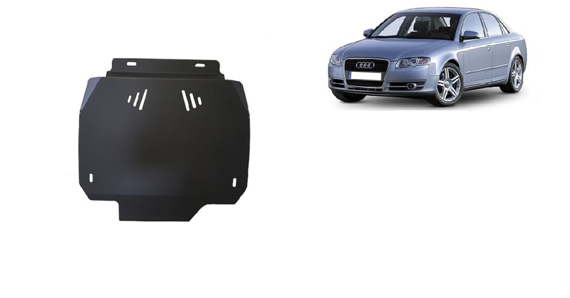 Stahl Unterfahrschutz für Getriebe Audi A4 B7 Automatikgetriebe (2005-2008)