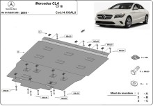 Aluminium Unterfahrschutz für Motor Mercedes CLA (2019-2026)