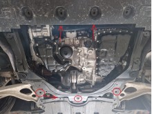 Aluminium Unterfahrschutz für Motor Nissan X-Trail (2021-2026)