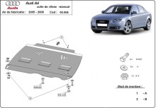 Stahl Unterfahrschutz für Getriebe Audi A4 B7 Schaltgetriebe (2005-2008)