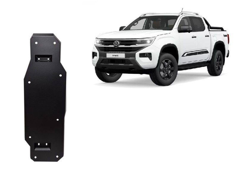 Stahl Unterfahrschutz für Kraftstofftank Volkswagen Amarok (MB3G9A147CF; 2643728) (2022-2026)